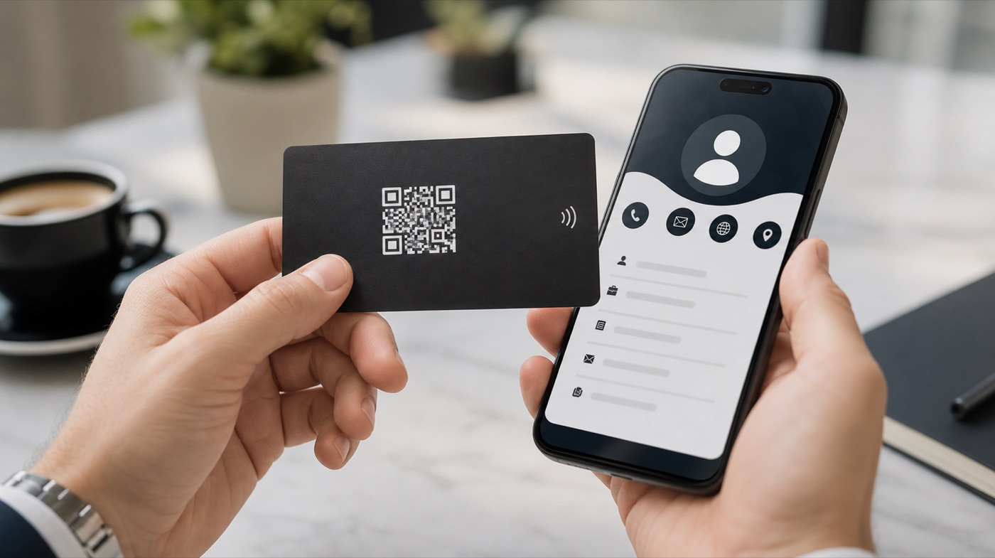 NFC kartvizitin telefonla okutulma deneyimi